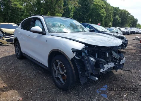 2022 Alfa Romeo Stelvio Ti Awd from USA, damaged, VIN ZASPAKBN0N7D43347